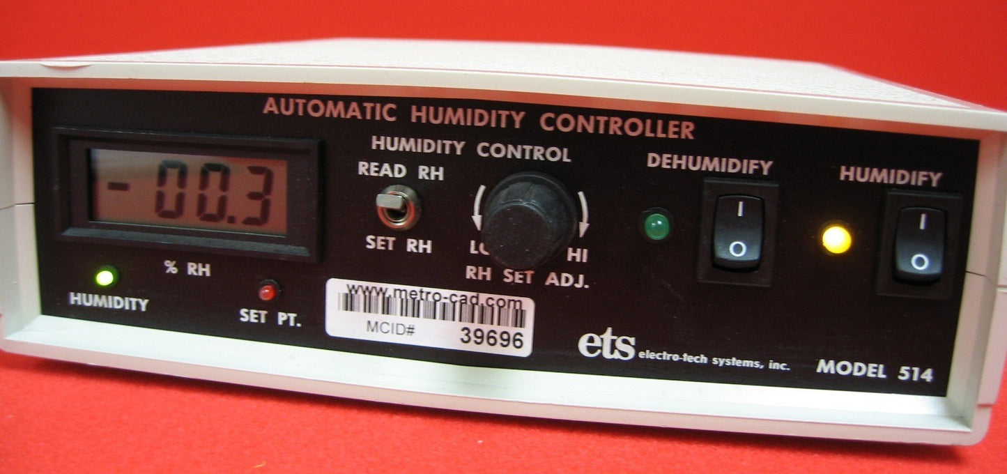 ELECTROTECH SYSTEMS ETS MODELL 514 AUTOMATISCHER FEUCHTIGKEITSREGLER 