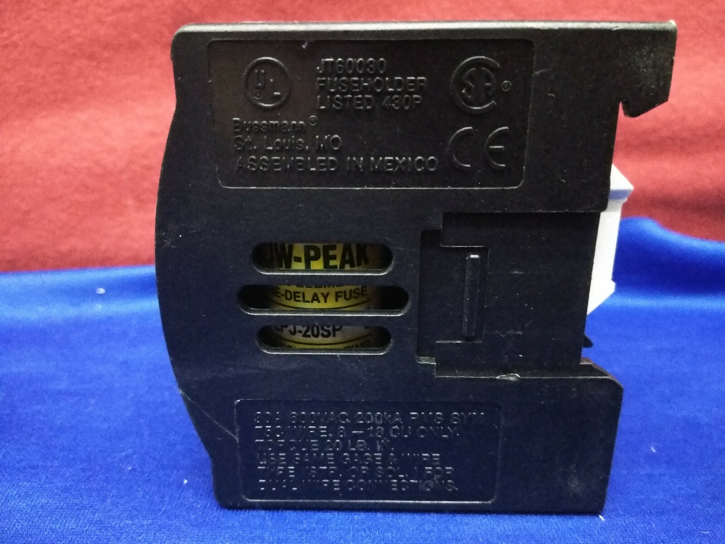 BUSS JT60030 0-30 A 600 VAC FUSE HOLDERS