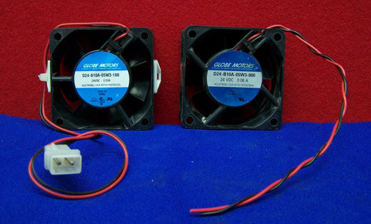 GLOBE MOTORS QTY 1 - D24-B10A-05W3-000  QTY 1 - D24-B10A-05W3-100 FANS