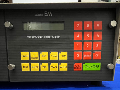 PARTS/REPAIR SONICS & MATERIALS EM 1500 MICROSONIC PROCESSOR WELDER CONTROLLER