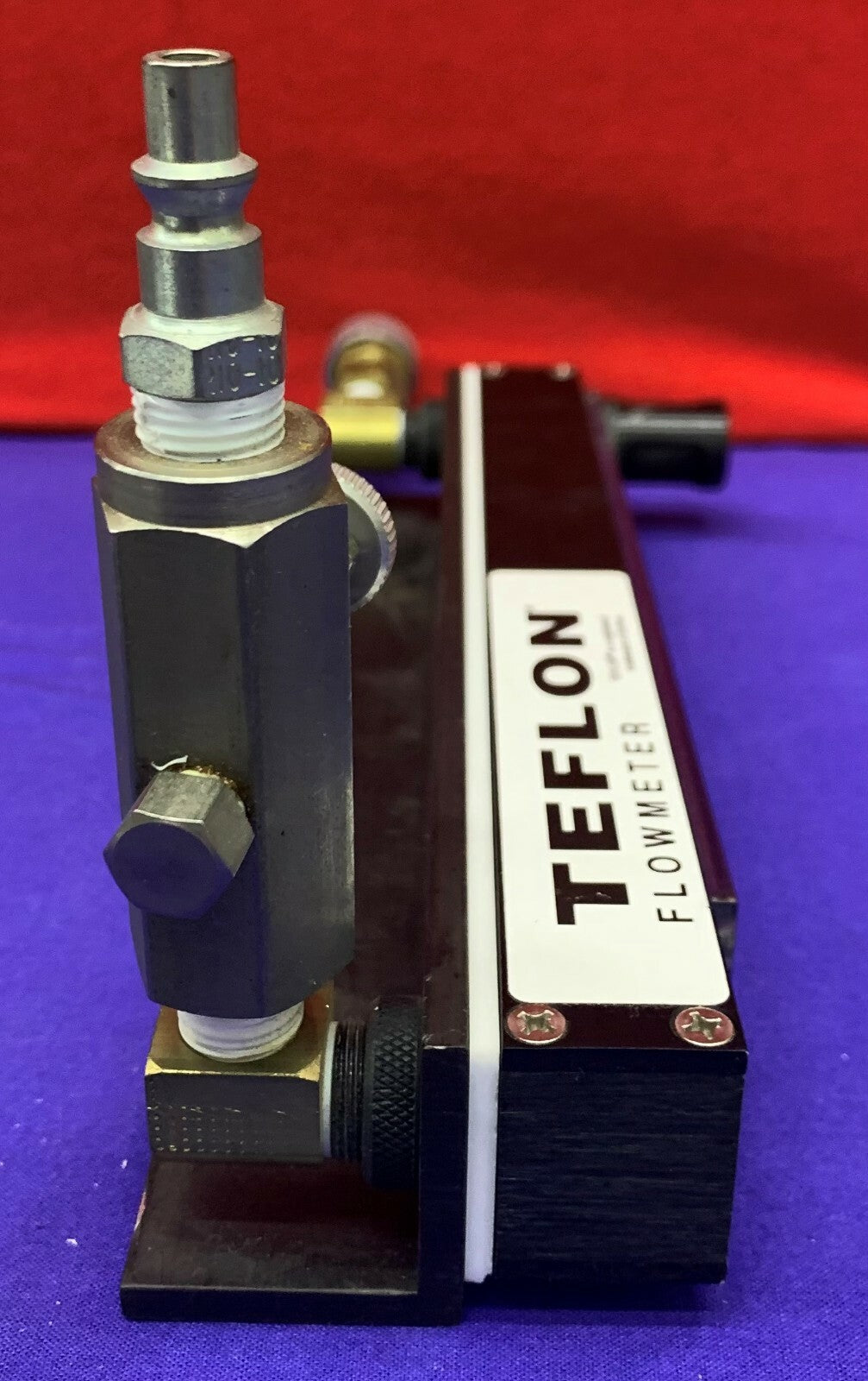 Teflon / Cole Parmer Valved Flowmeter TMR1-010457