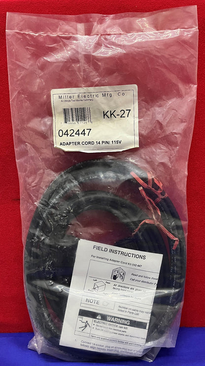 Miller Electric KK-27 Adapter Cord 14 Pin 115V 042447