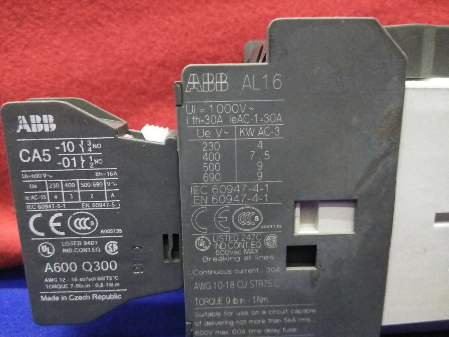 ALLEN-BRADLEY / ABB / ALLEN BRADLEY AL16 CONTACTOR