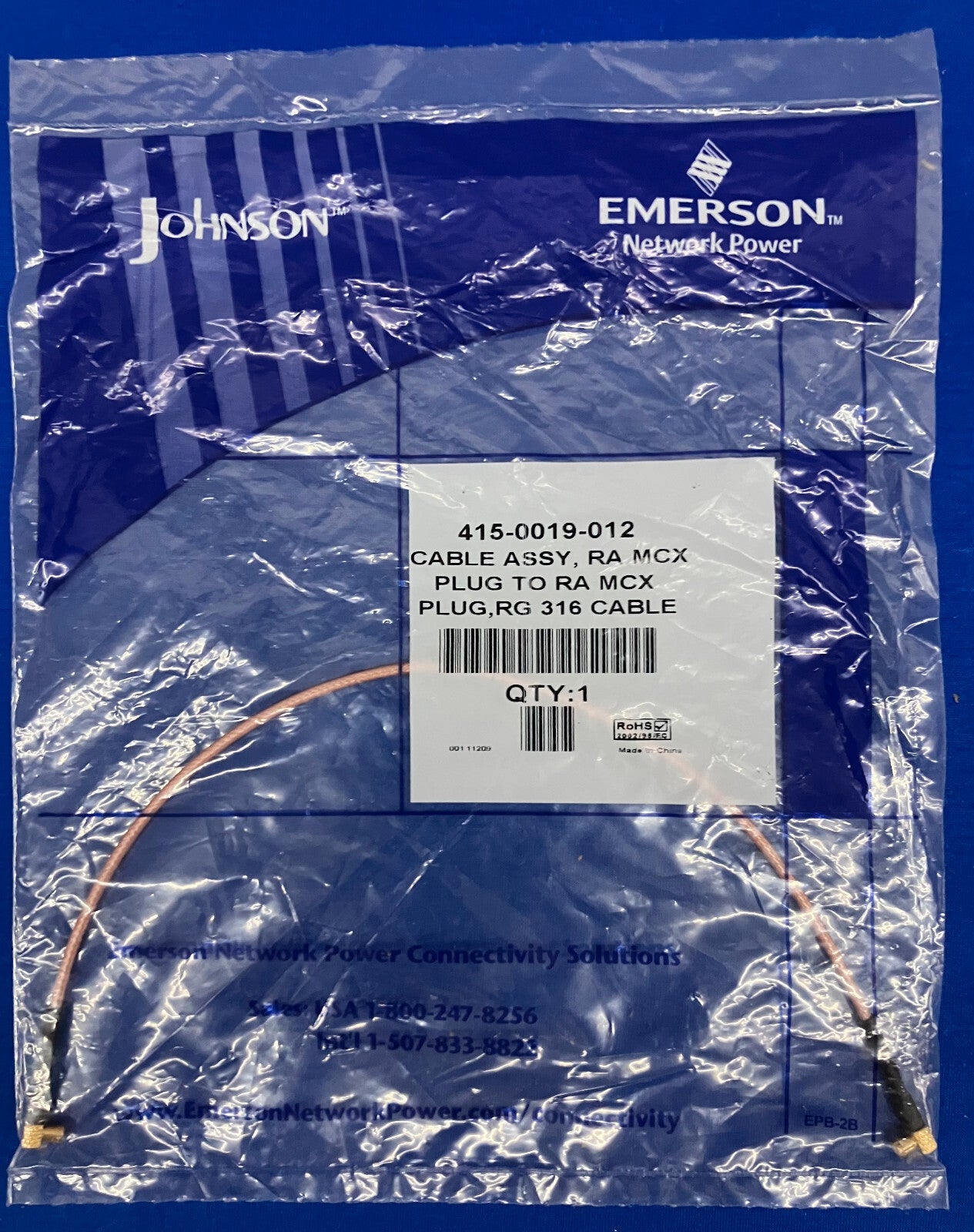 JOHNSON EMERSON EPB-2B 415-0019-012 KABELBAUGRUPPE
