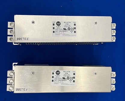 Allen Bradley AB 2198 KINETIX 5700 ENC LINE FILTER 2198-DBR20-F SER A  - QTY 2