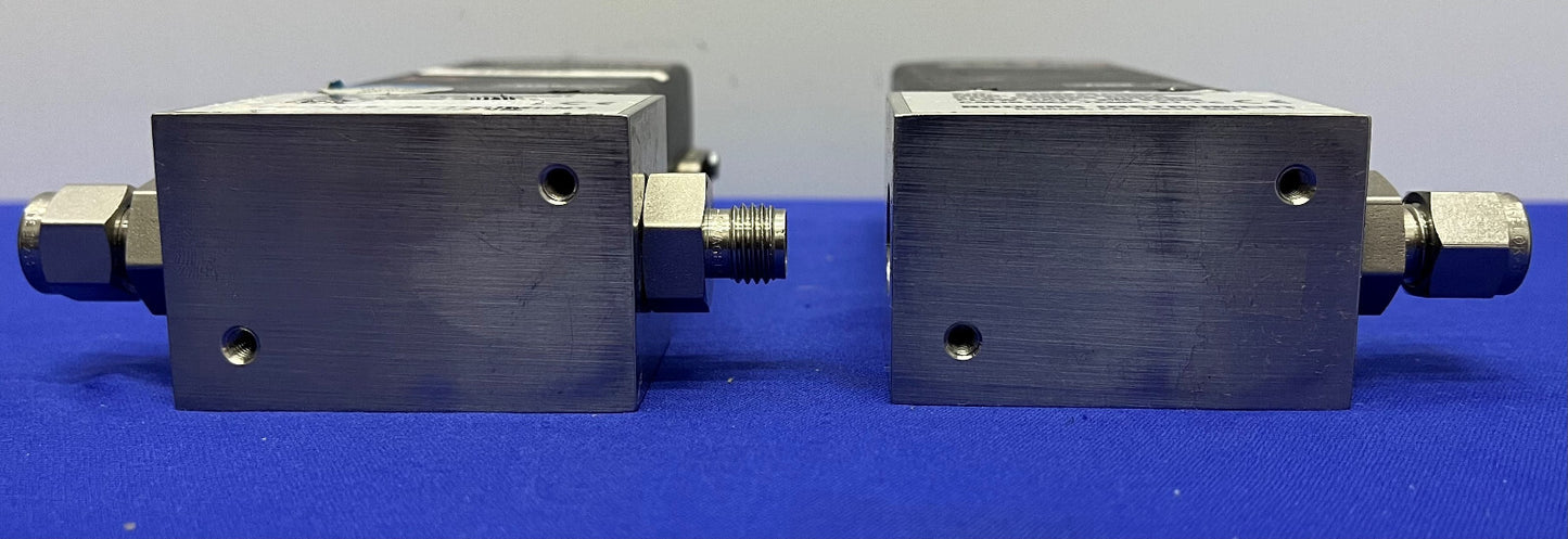 BROOKS INSTRUMENTS 5860E 5860EA154QEA  MASS FLOW SENSOR - 1 LOT QTY 2