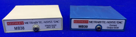 KEITHLEY METRABYTE QTY 1 - MB38 MB38-04  & QTY 1 - MB39 MB39-04 MODULE