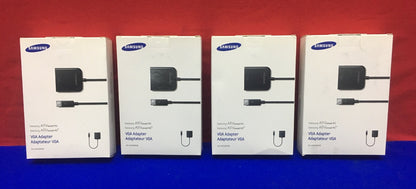 Menge 4 – Samsung AA-AH2NMHB/US Zubehörserie VGA-Dongle, schwarz, Videoadapter