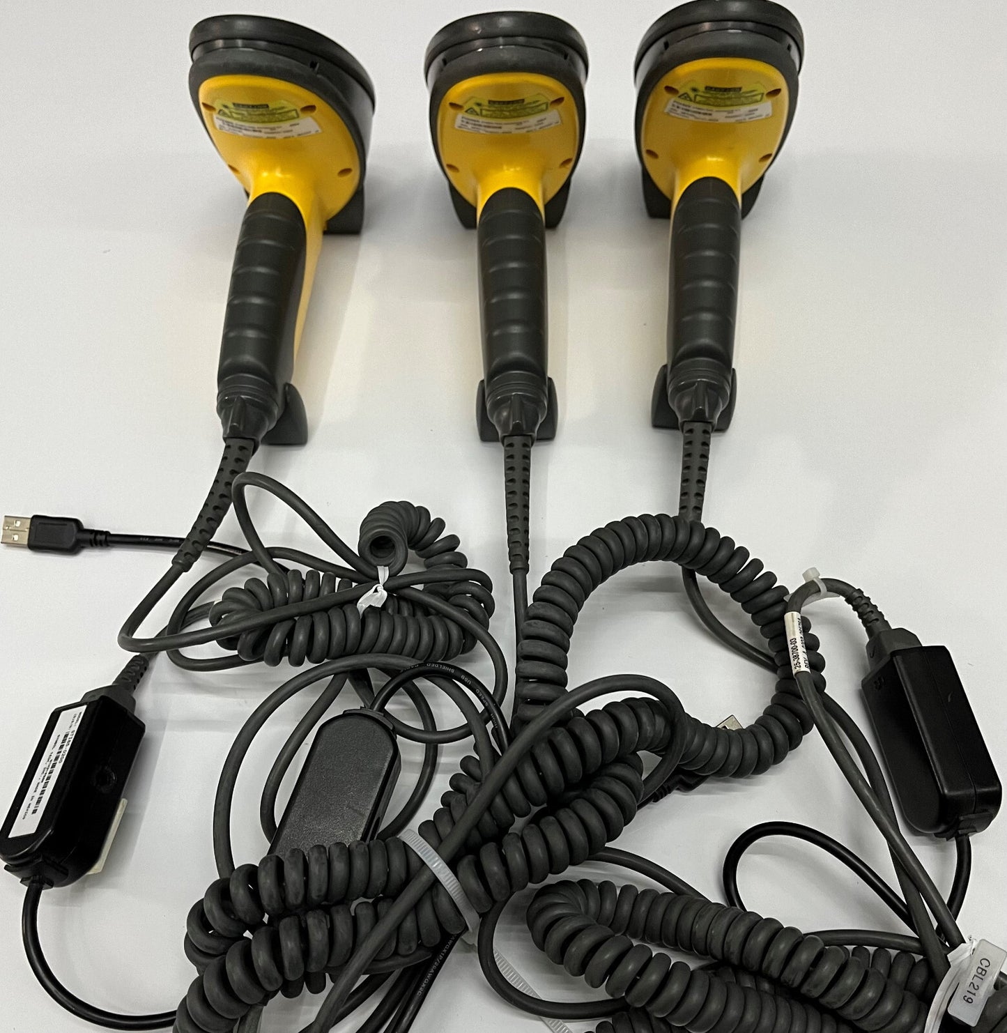 SYMBOL P302FZY-I000 BARCODE SCANNER w/ USB CABLE ST185-0200 LOT OF 3