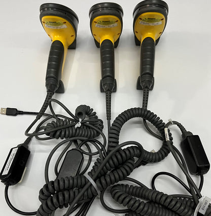 SYMBOL P302FZY-I000 BARCODE SCANNER w/ USB CABLE ST185-0200 LOT OF 3