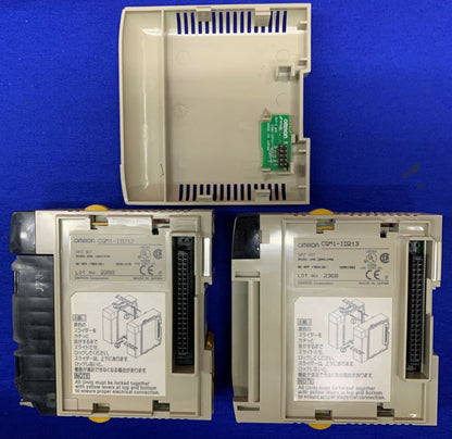 Omron (3) CQM1-OD212 / CQM1-ID213 / CQM1-ID212 PLC Moduli Schede Relè