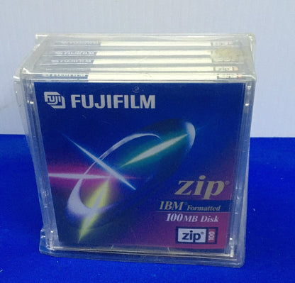 FUJIFILM ZIP ® IBM® FORMATTED 100MB DISK ITEM IS NEW