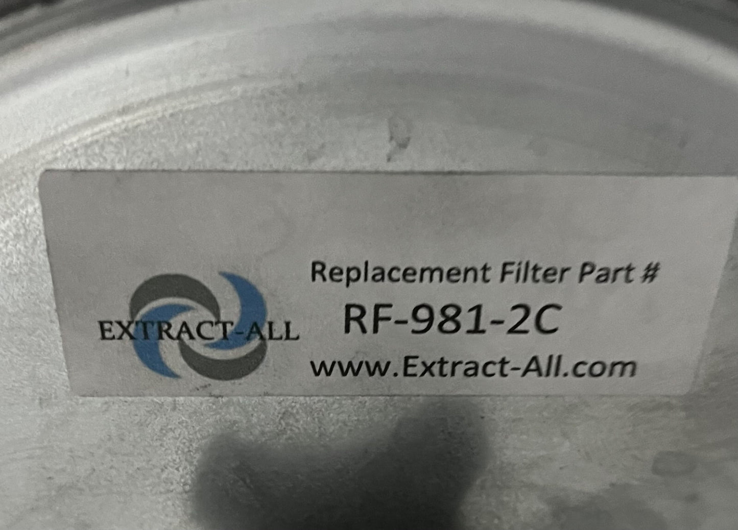 EXTRACT-ALL™ 981 SERIES PORTABLE FUME EXTRACTOR AIR IMPURITIES REMOVAL W/WHEELS