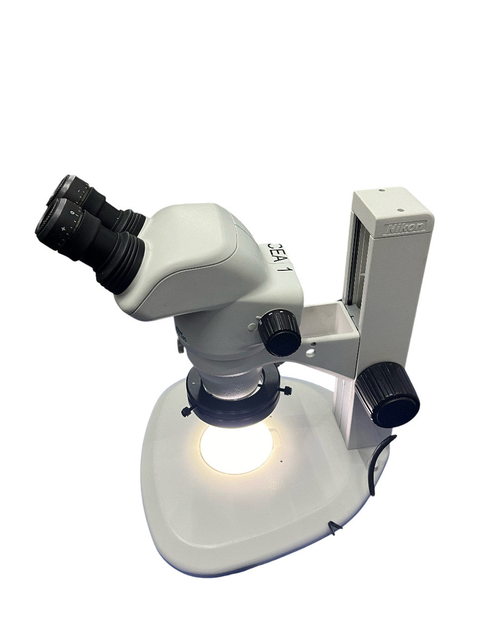MICROSCOPE NIKON SMZ 745 6,7X-50X AVEC SUPPORT NIKON C-PSN 213406 ET ÉCLAIRAGE LED 