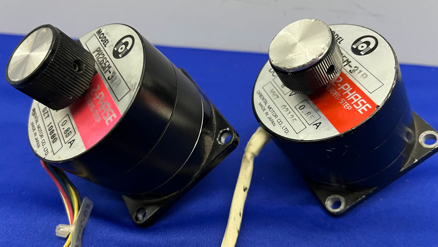 ORIENTAL MOTOR VEXTA PH265M-31 STEPPING MOTOR - 1 LOT QTY 2