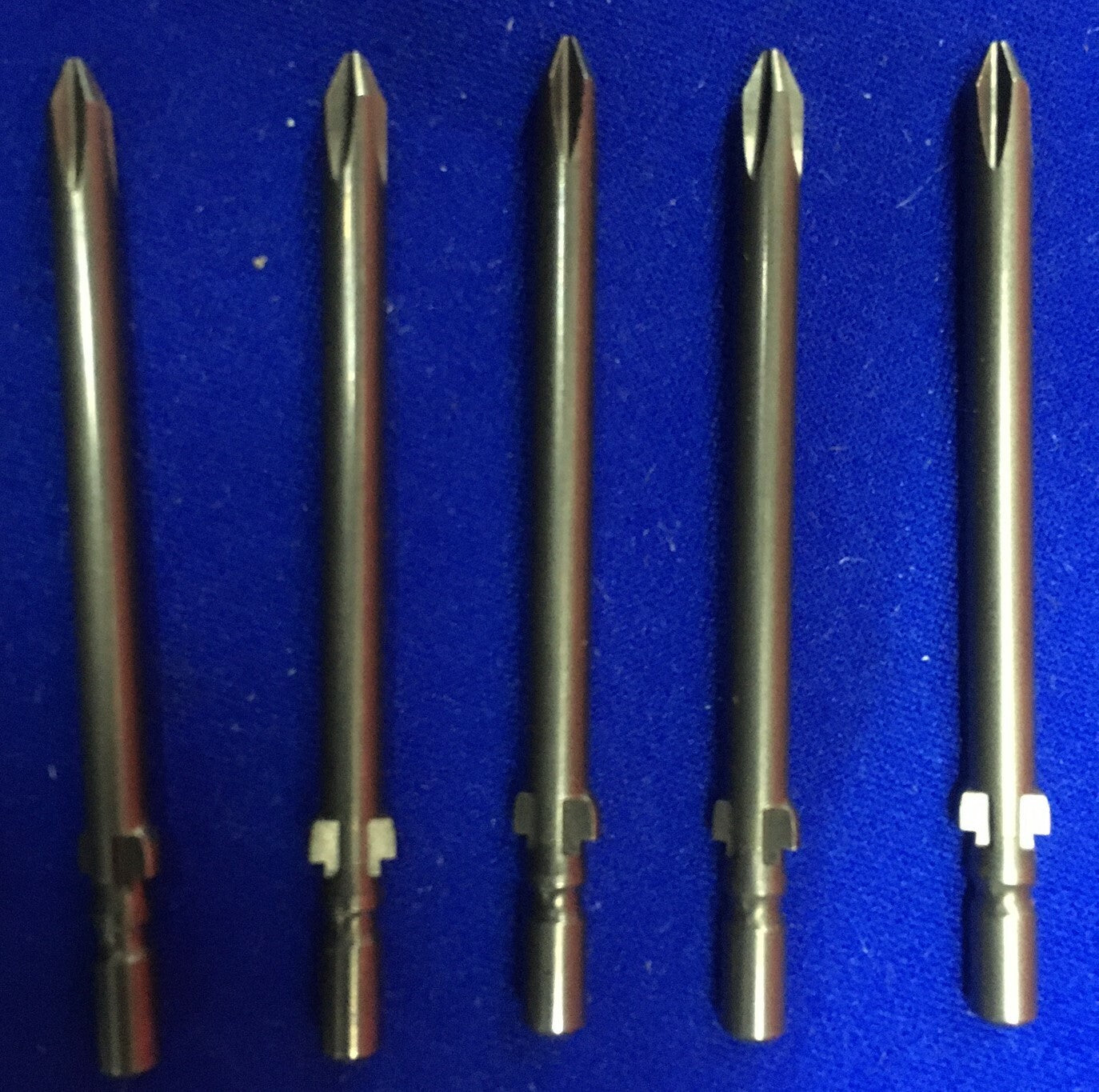 1 PACKAGE CONTAINING 5 - MOUNTZ / ETORQUE / PHILLIPS H4-1X60 PHIL STRAIGHT BIT