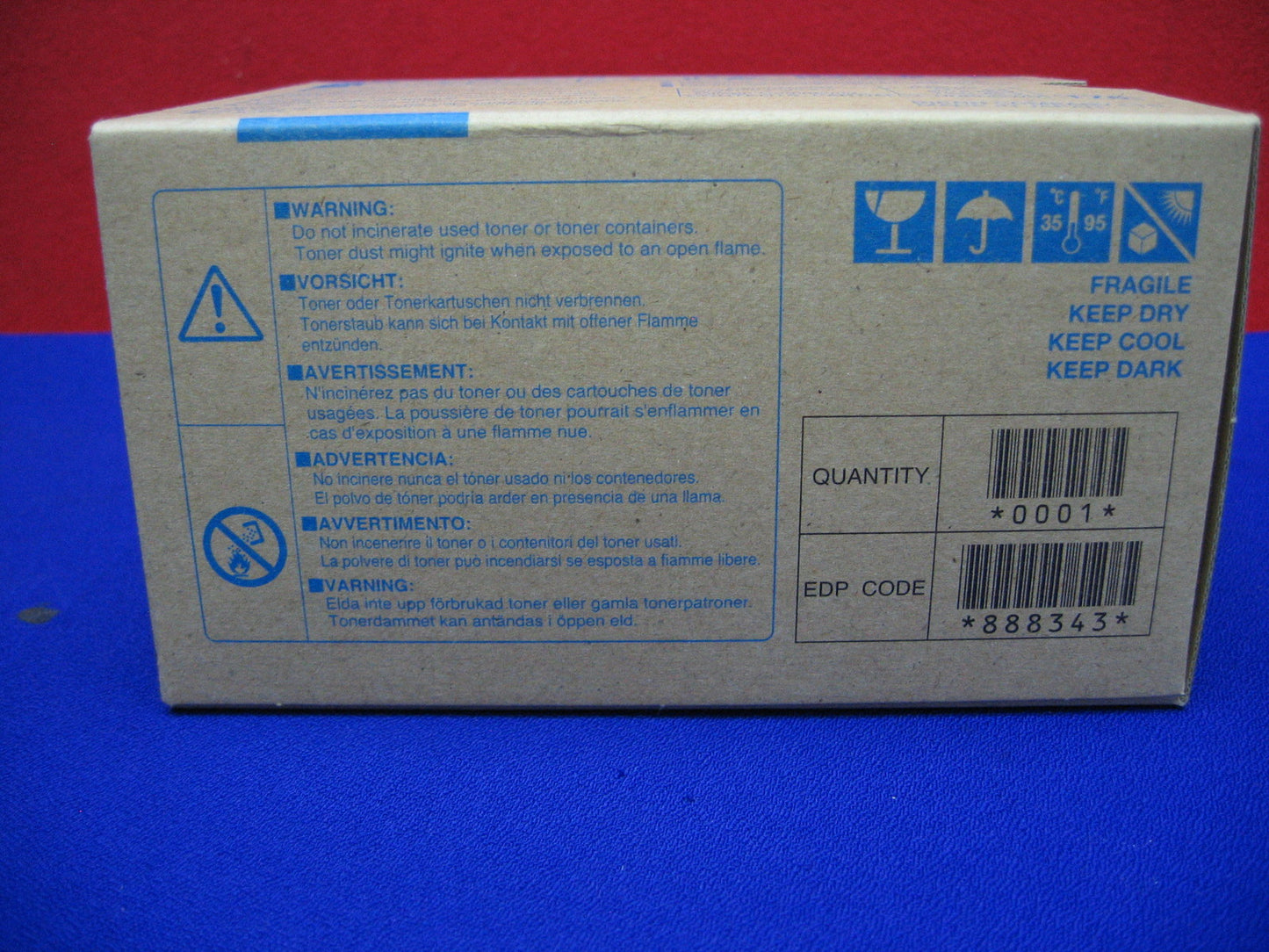 Ricoh Type R1 Toner Cassette Cyan Box Stamped 739270010 Part No. 888343