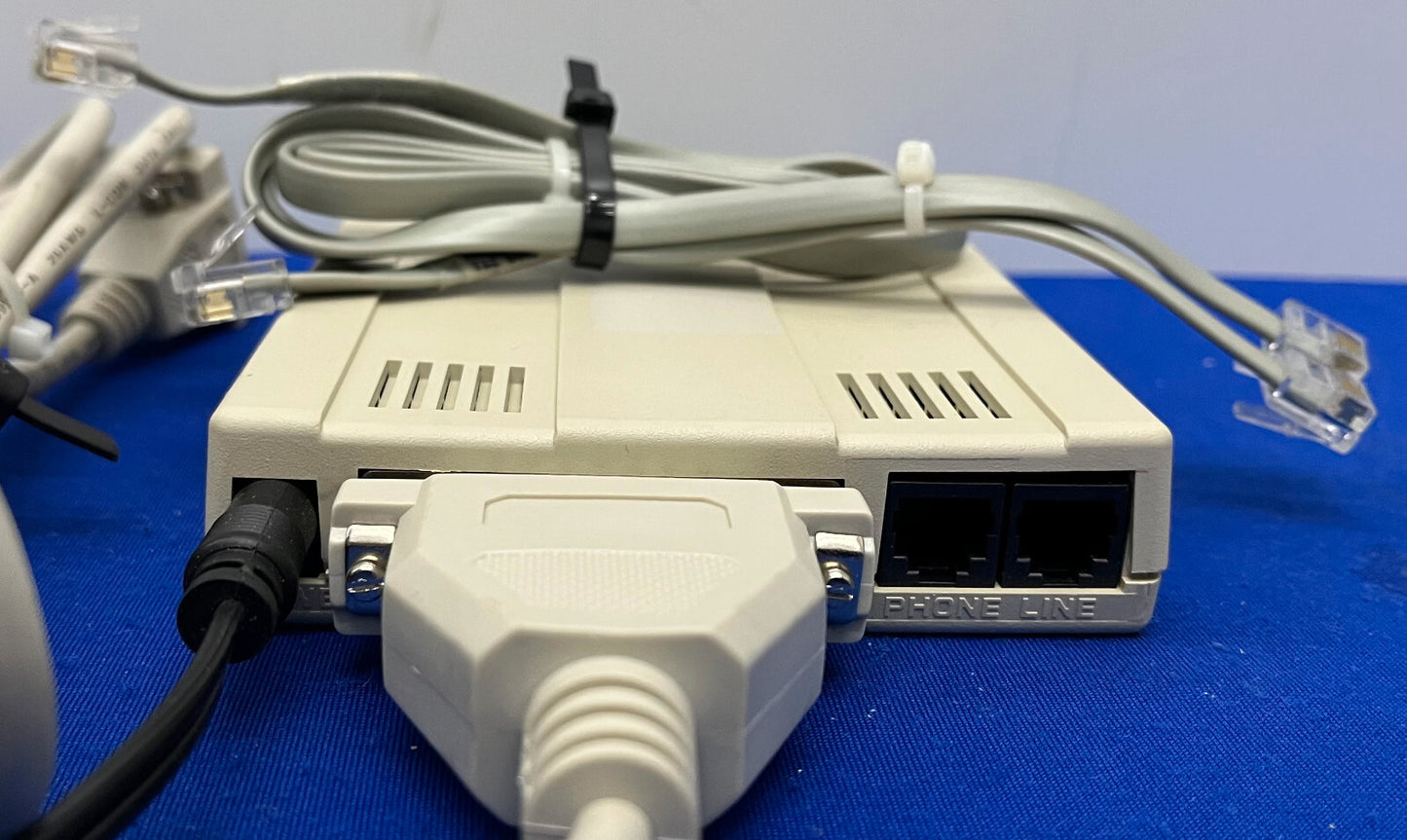 MULTI TECH SYSTEMS MT5634ZBA MULTIMODEM ZBA WITH CABLES & POWER CORD