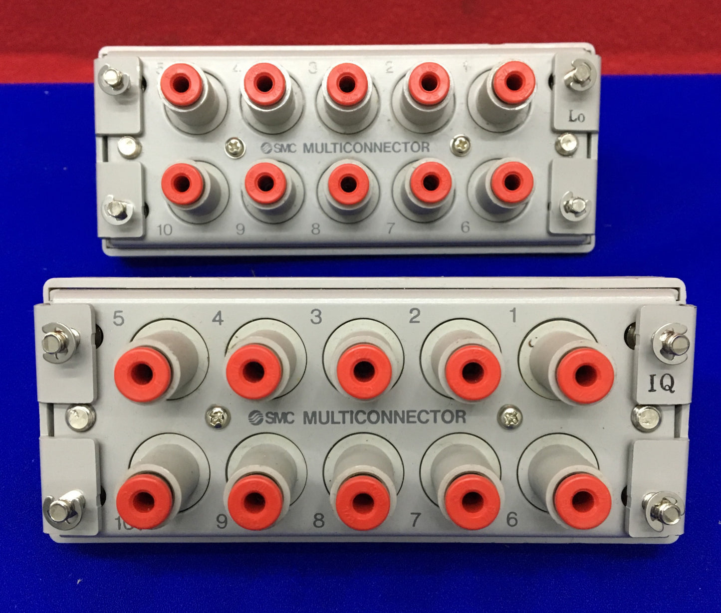 QTY OF 2 - SMC MULTICONNECTORS 10 PORT