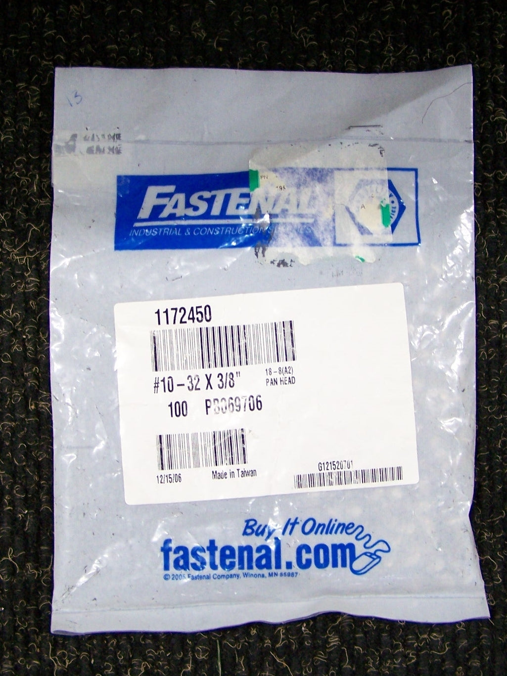 FASTENAL SCREWS '1 LOT' - 1 PKG 1173754 / 4 PKG 1173461 / 1 PKG 1172450