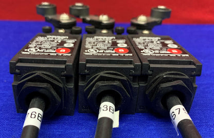 Lot of 3 OMRON SAFETY LIMIT SWITCH D4N-1122