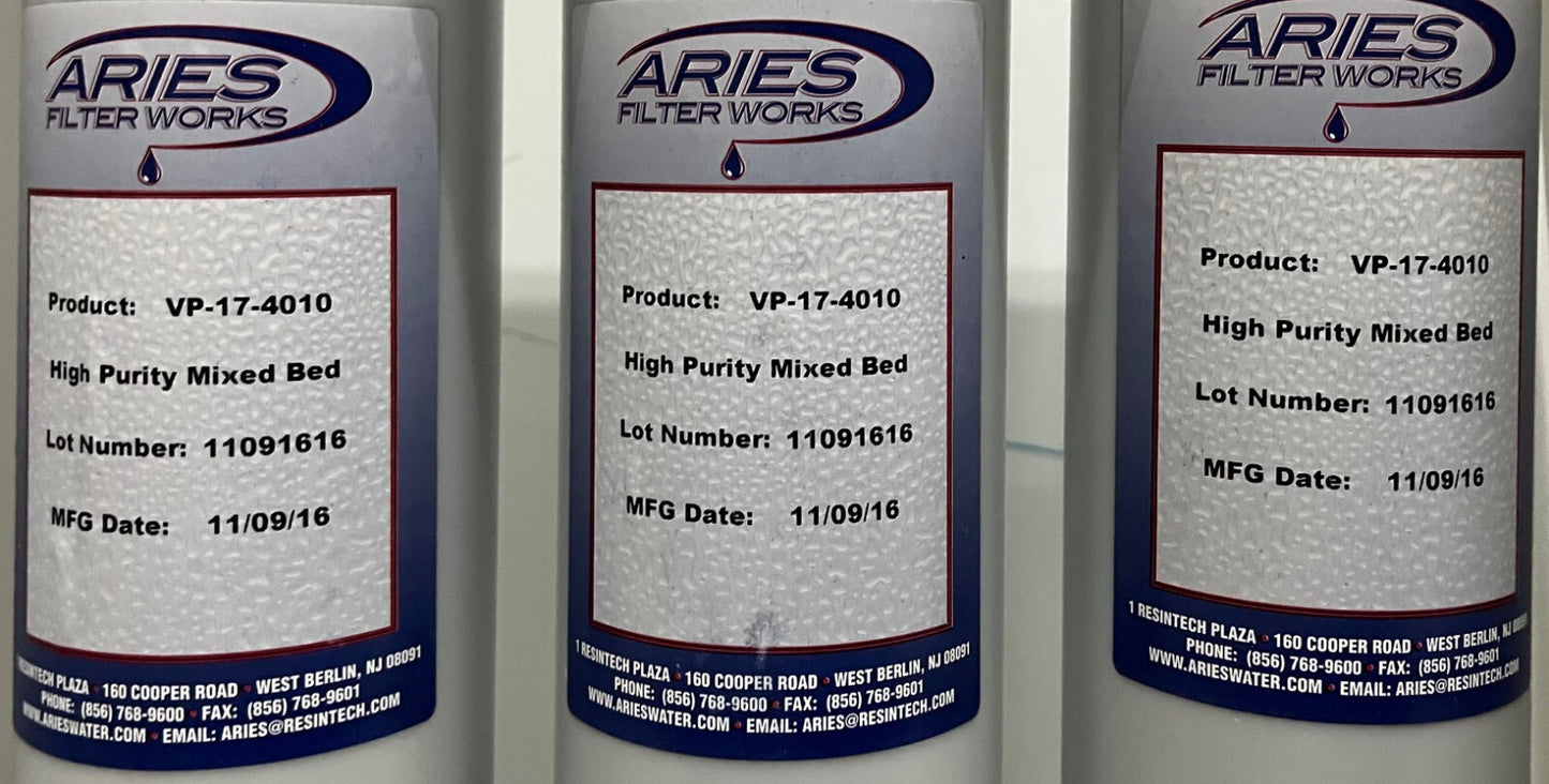 ARIES ARS-105 FILTERWORKS PURIFICATION HIGH PURITY WATER SYSTEM - PART/REPAIR