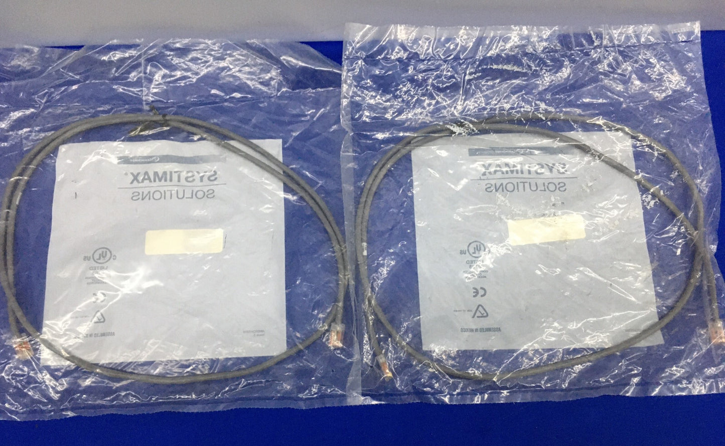 1 LOT QTY OF 2 - SYSTIMAX ® SOLUTIONS CPC3312-03F005 / GS8E-GY5 PATCH CORD
