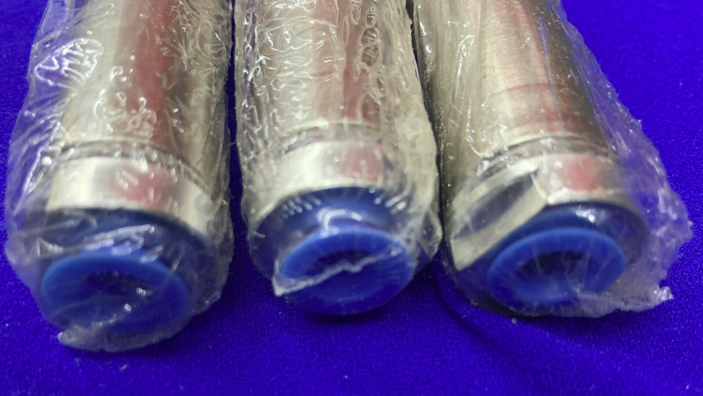 QTY 3 - PARKER WD435296 A 00.75 BORE DSRMB 8.000" ROUND BODY PNEUMATIC CYLINDERS