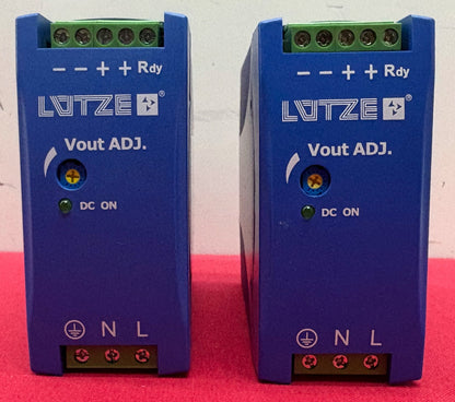 LUTZE / Luetze POWER SUPPLY DRA30-24A / 722-753 24VDC 30W - 1 LOT QTY OF 2