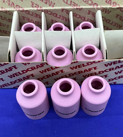 1 PACKAGE OF QTY 9 - Weldcraft  Alumina Nozzles 54N16 Size 6