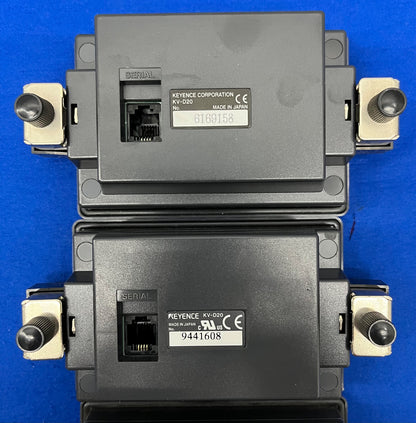 KEYENCE CORP KV-D20 OPERATOR INTERFACE PANEL 4 LINE - PARTS/REPAIR - 1 LOT QTY 3