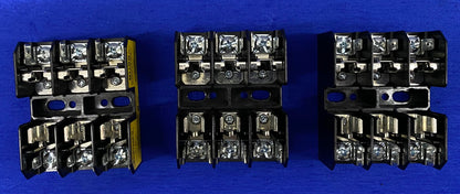 1 LOT QTY 3 - COOPER BUSSMANN / BUSS ®  BC6033PQ FUSEBLOCK