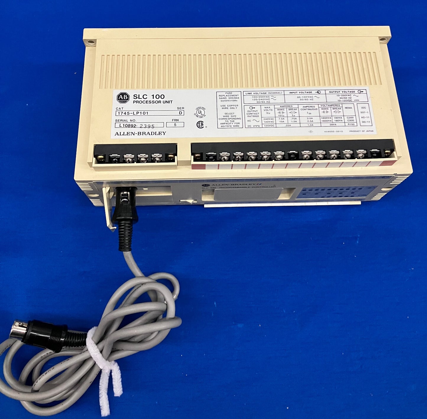 UNITÀ PROCESSORE AB / ALLEN BRADLEY / ALLEN-BRADLEY 1745-LP101 SER D
