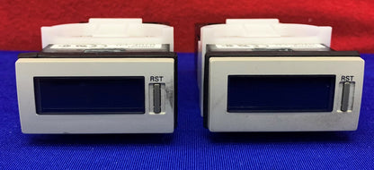 2er-Set Omron Gesamtzähler H7GP-CD 12-24 VDC. 6-stellig
