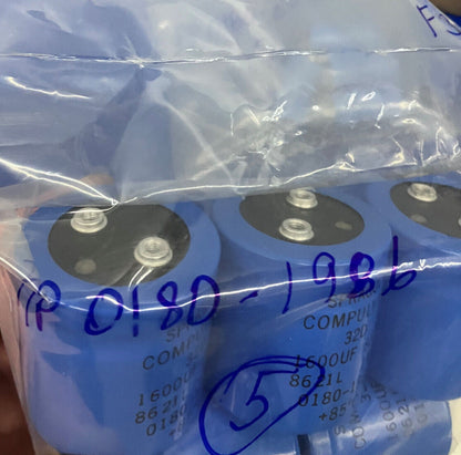 SPRAGUE COMPLULYTIC® 32D CAPACITOR,1600UF 85VDC, 8621L 1901,HP 1080-1986 LOT OF5