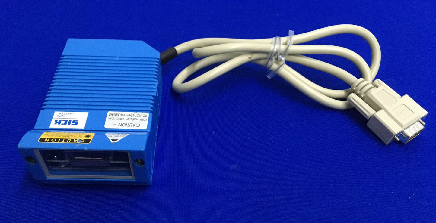 SICK CLV220A0010 / CLV-220-A0010 / 1 015 260 LASERSENSOR 15-POLIGER STECKER