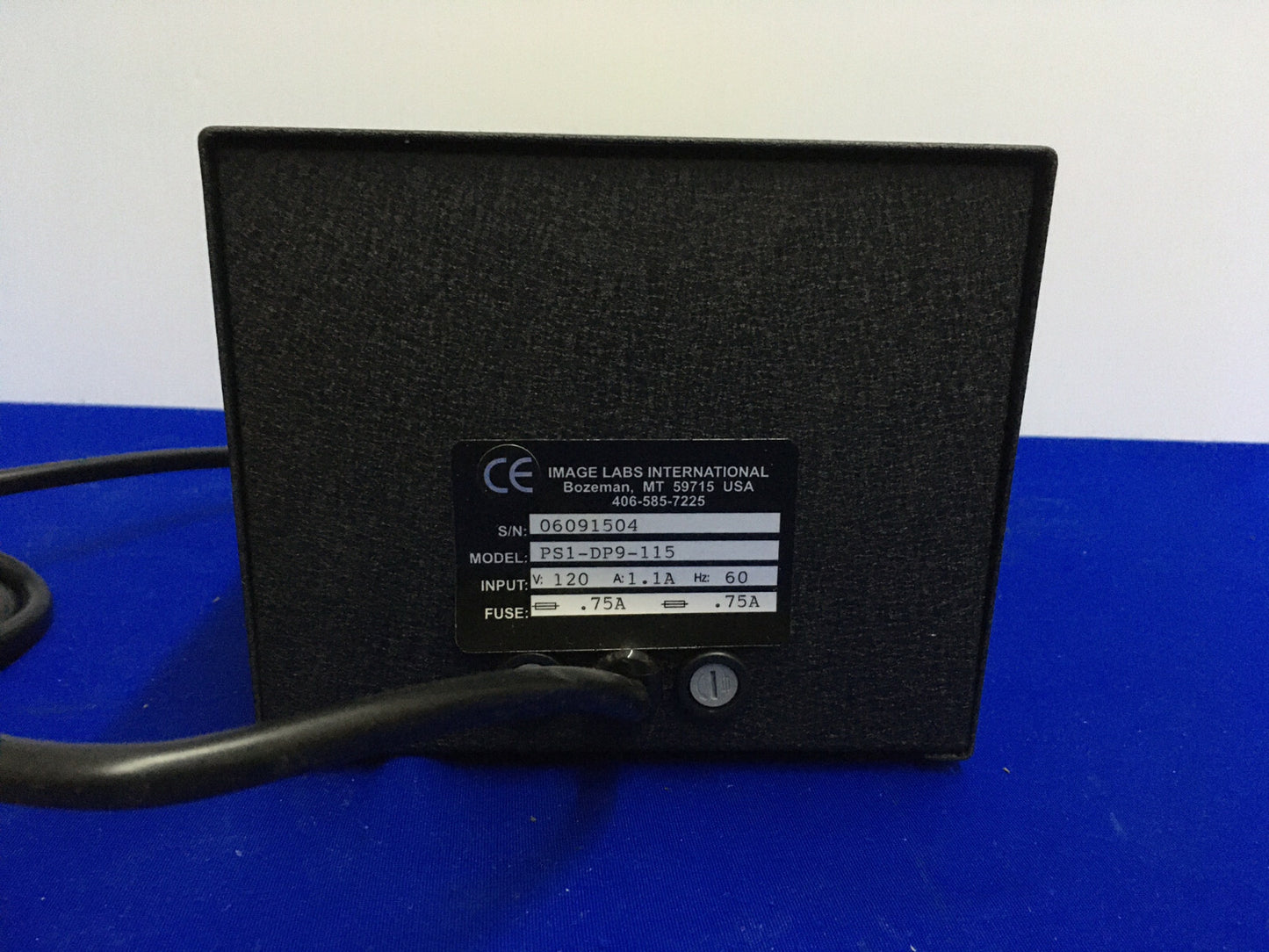 IMAGE LABS INTERNATIONAL PS1-DP9-115 CCD CAMERA LINEAR POWER SUPPLY