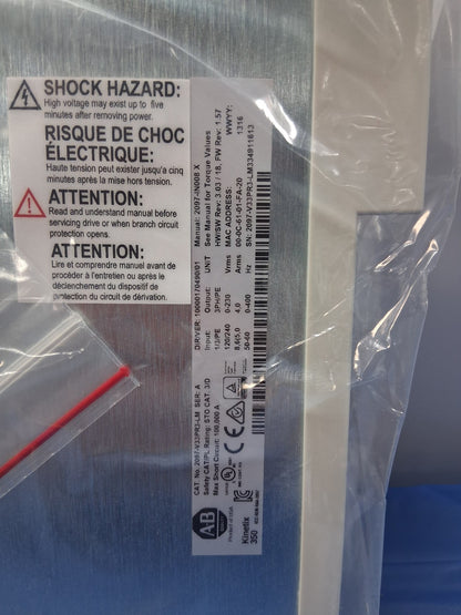 Allen Bradley KINETIX 350 SERVO DRIVE  2097-V33PR3-LM PN-102499 120V /240  NEW