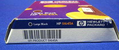 HP LARGE BLACK HP 51645A INKJET PRINT CARTRIDGE P1000,P1100 many other