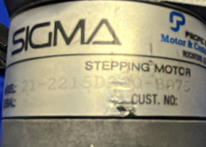 PACIFIC SCIENTIFIC SIGMA 21-2215D200-B075 HZHNRHB-LNN-NS-00 STEPPER MOTOR  QTY 2