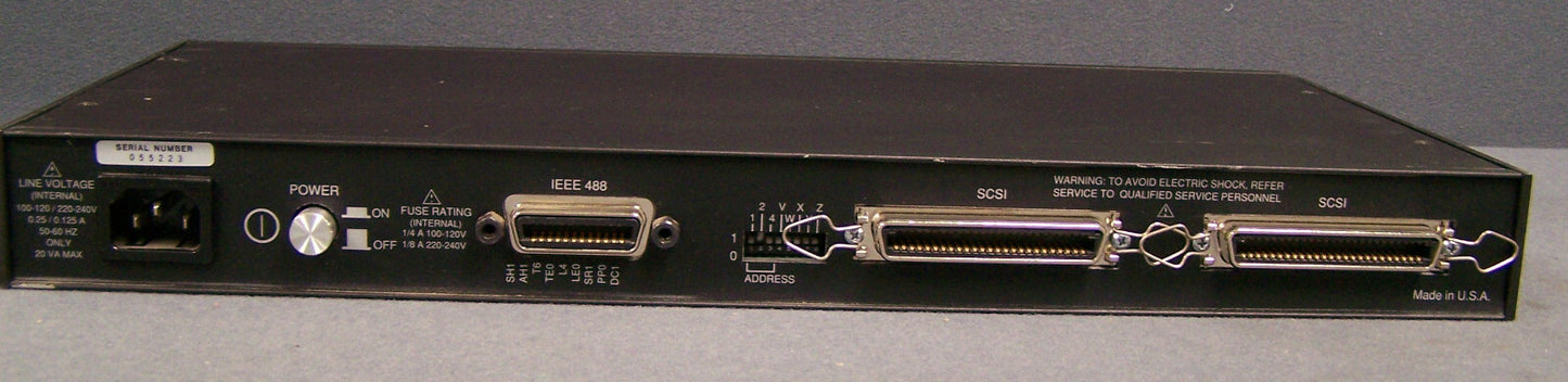 IO TECH  CONTROLLER SCSI 488/N BUS CONTROLLER IEEE 488 SN 055223