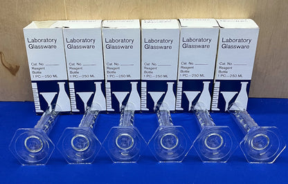 PYREX ®  CORNING GLASS 3025-50 DOUBLE METRIC SCALE CYLINDER 50mL - 1 LOT QTY 6