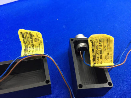 1 LOT OF QTY 2 WOODHEAD /BRAD HARRLSON ® 7R2A06A19A120 CABLE ASSEMBLY