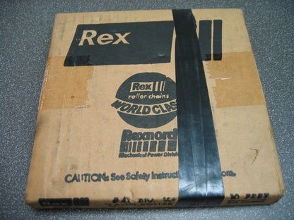 REXNORD #41 ANSI ROLLER CHAIN  RIV 1/2" PITCH 10 FT MASTER LINK INCLUDED