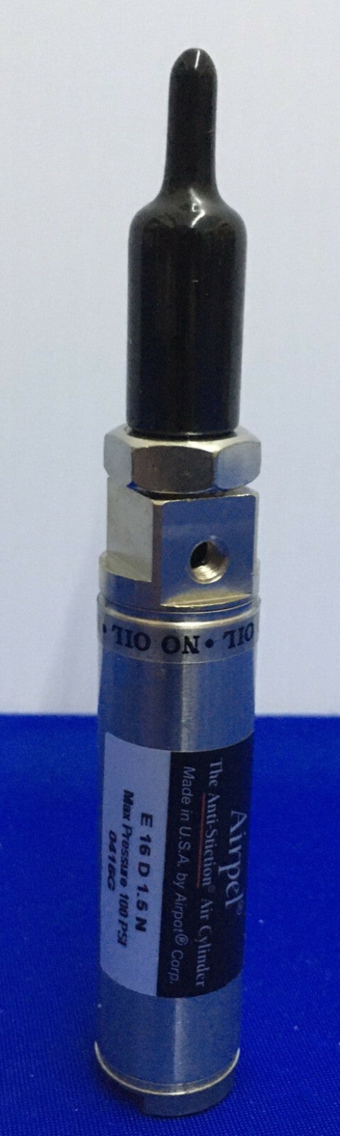 AIRPEL ® /AIRPOT ® E 16D1.5 N / E16D1.5N/E-16-D-1.5-N ANTI-STICTION AIR CYLINDER