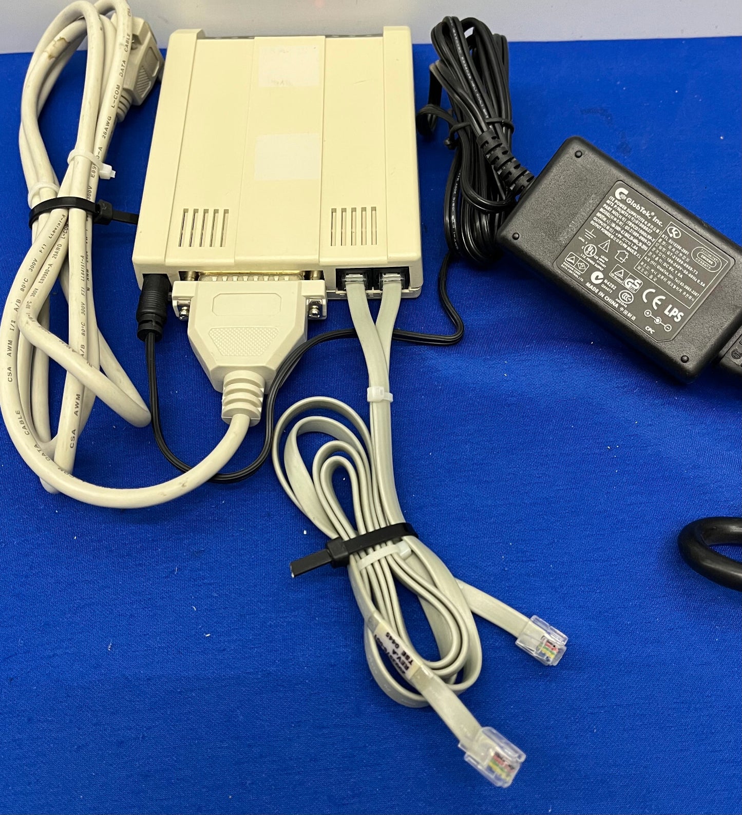 MULTI TECH SYSTEMS MT5634ZBA MULTIMODEM ZBA WITH CABLES & POWER CORD