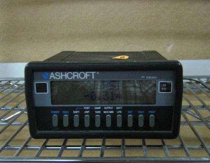Ashcroft® PT DIGITAL PRESSURE INDICATOR BENCH TOP TEMP RANGE 32° to 120°F