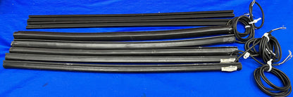 PARTS/REPAIR    MILLER QTY 5 - 2' SIDE SAFETY SENSING EDGE & QTY 4 - BRACKETS