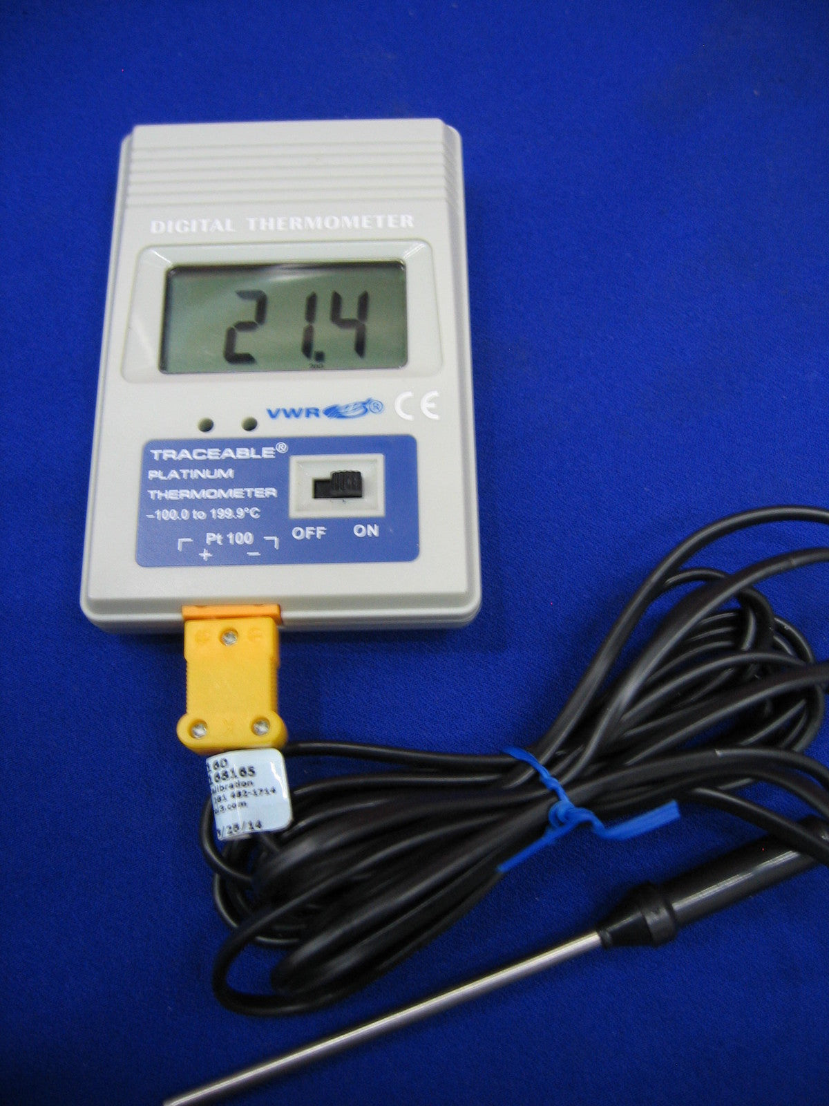 VWR 36934-160 Traceable Digital Platinum Freezer Thermometer - CELSIUS ONLY