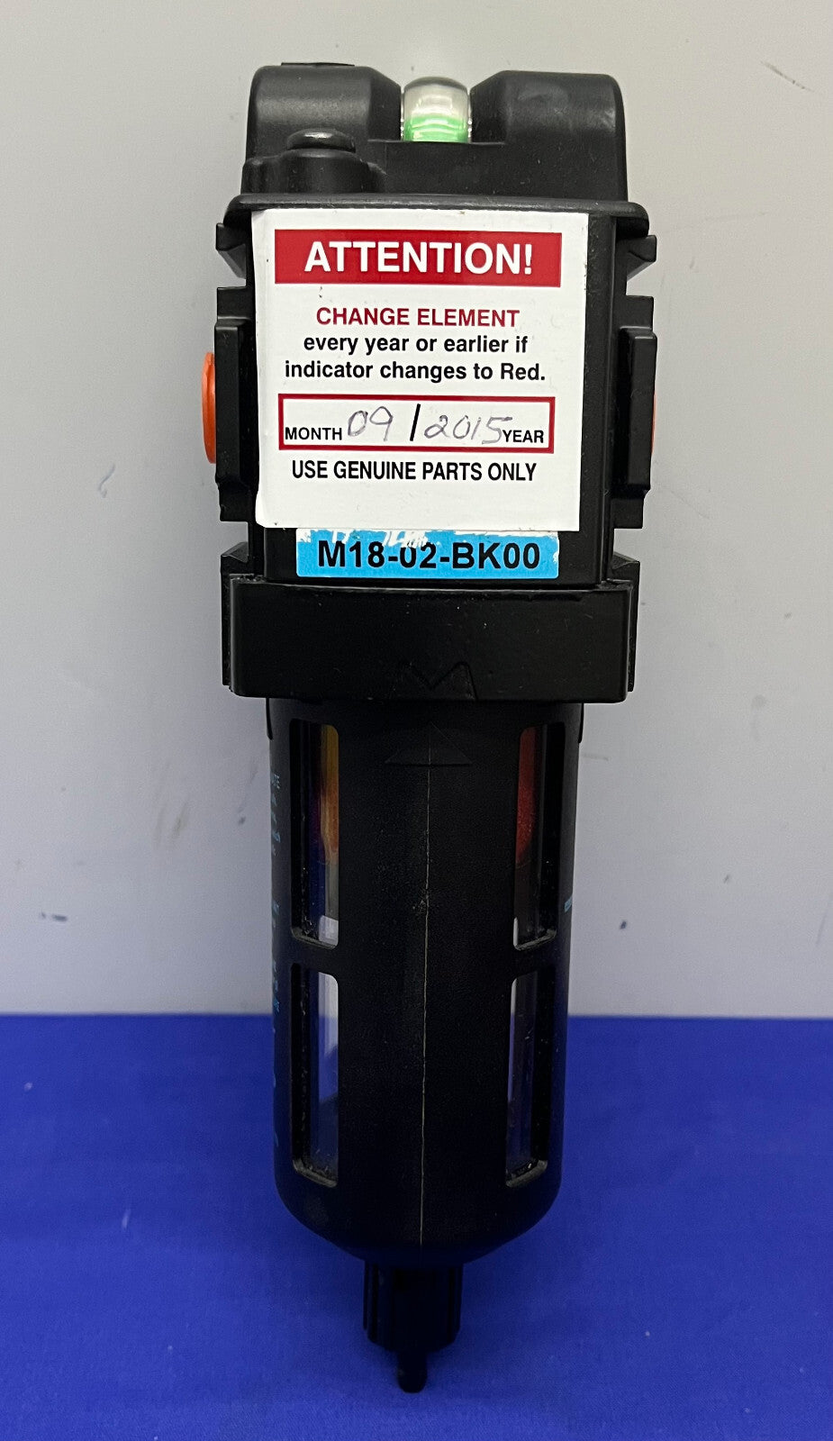 WILKERSON PNEUMATIC M18-02-BK00 FILTER 493090 FILTER (1) 6B263